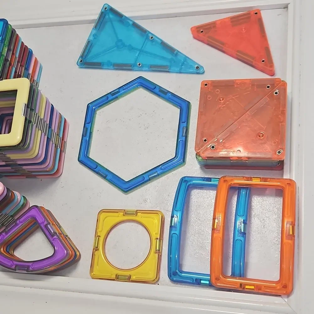Colorful Magnetic Building Blocks Set for Kids